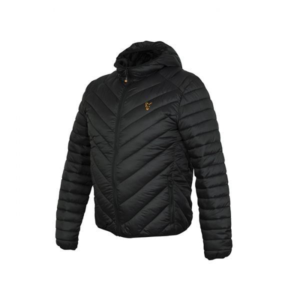 Яке Fox Collection quilted Jacket Black Orange