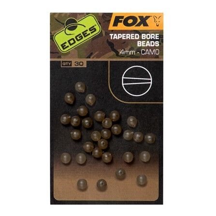 МЪНИСТА FOX EDGES CAMO TAPERED BORE BEAD 4ММ