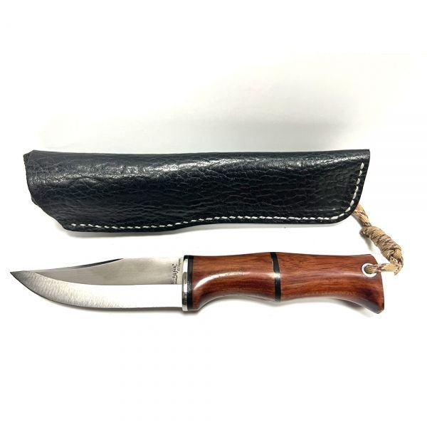 Ловен Нож с Черна Кожена Кания - 08