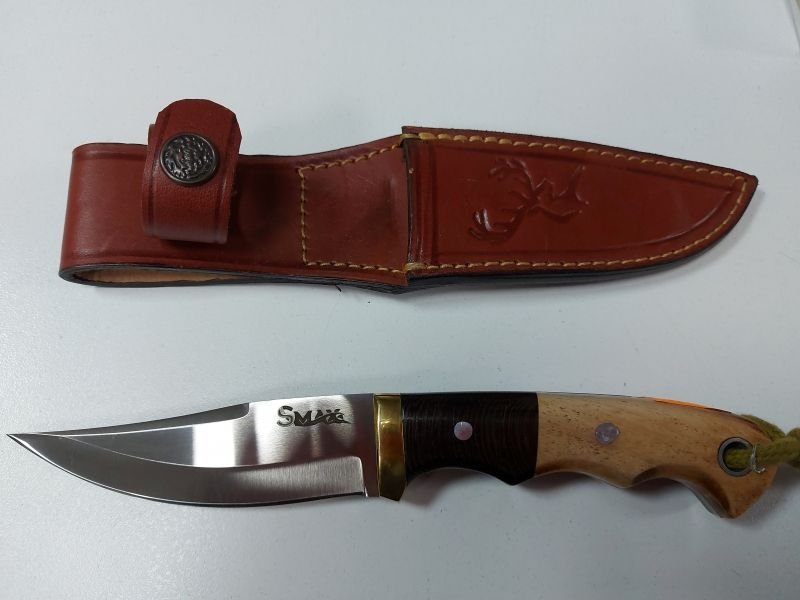 Нож Smax White, black handle