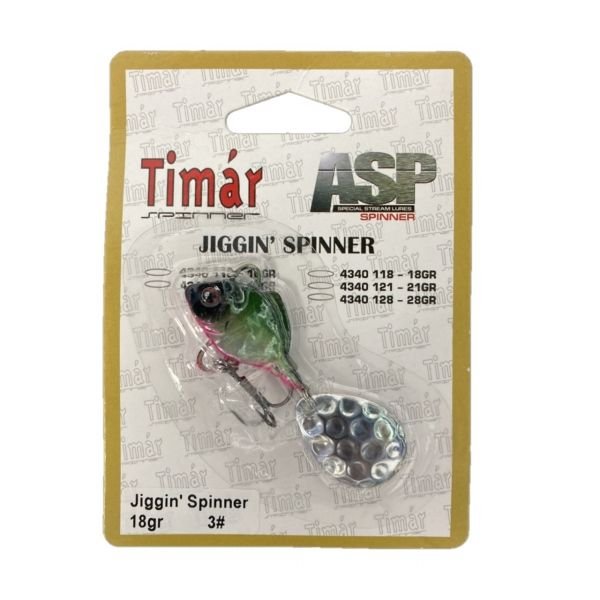 Спинер Timar Spinner ASP Jiggin - GREEN