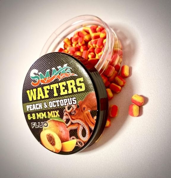 Критично Балансирани Smax Wafters Fluo 6-8mm / Праскова и октопод