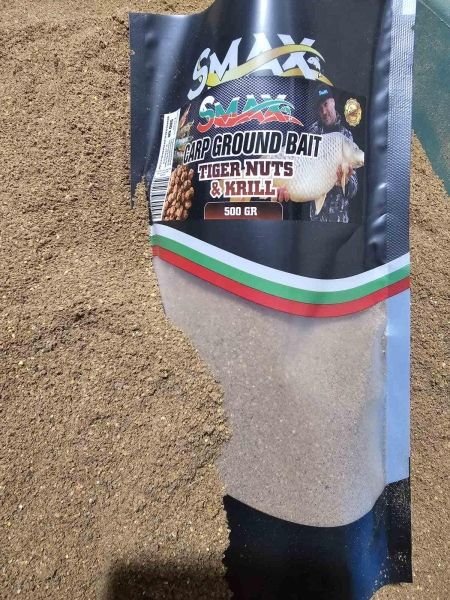 Захранка Smax Carp Ground Bait - Тигрови ядки и скариди
