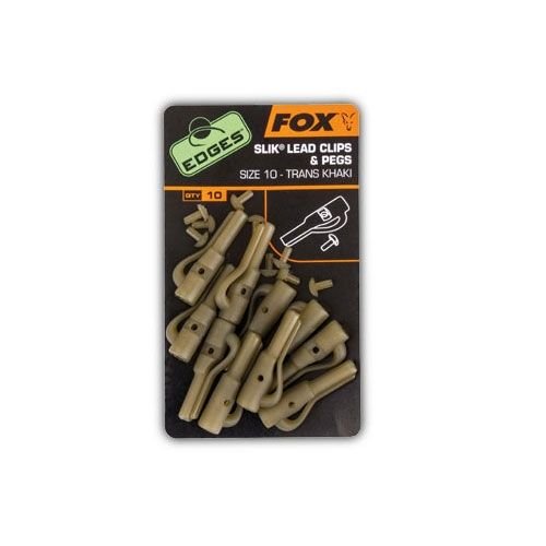 Клипс за олово EDGES Slik Lead Clip Pegs Размер 10