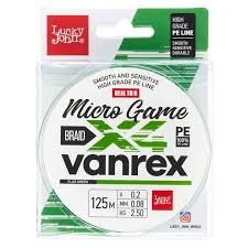 Плетено влакно Lucky John Micro Game X4 125м