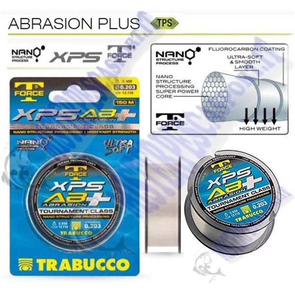 Монофилно влакно TRABUCCO T-FORCE XPS ABRASION PLUS 150 m