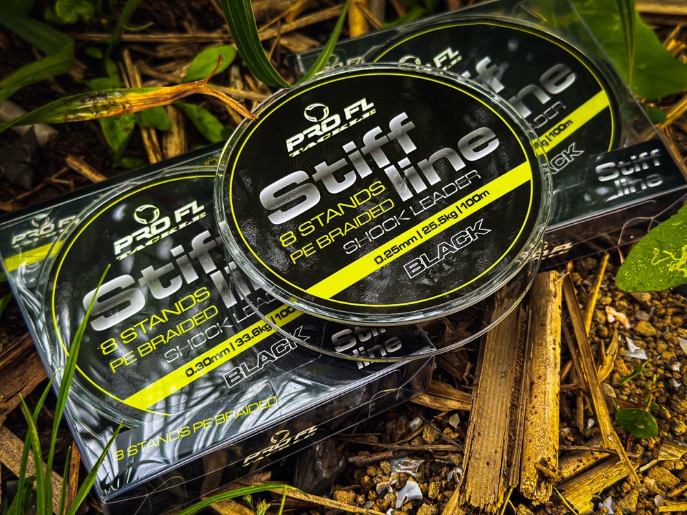 Плетен шок лидер PRO FL Stiff Line х8 100м